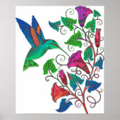 Rainbow Hummingbird Poster (Voorkant)