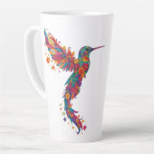Rainbow Hummingbird Pride Latte Mok (Linkerhoek)