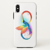 Rainbow Hummingbird with Infinity symbol Case-Mate iPhone Case (Achterkant)