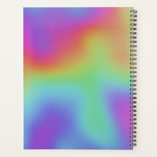 rainbow hypercolor neo : planner (Achterkant)