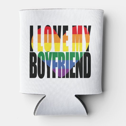 Rainbow I hou van mijn vriend Blikjeskoeler (Voorkant)