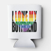 Rainbow I hou van mijn vriend Blikjeskoeler (Achterkant)