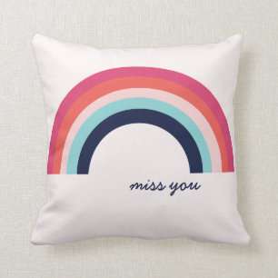 Rainbow I Miss You Pillow Kussen