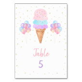 Rainbow Ice Cream Pink Gold Dag Kaart (Voorkant)