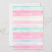 Rainbow Ice Cream Sweet One Eerste 1e Verjaardag Kaart (Achterkant)