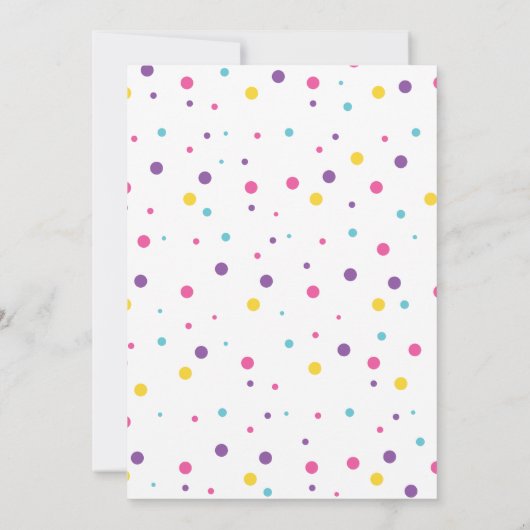 Rainbow Ice Pop Cool One Summer 1st Birthday Kaart (Achterkant)