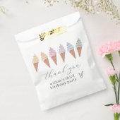 Rainbow Icecream Bedankzakje (Gezegeld)