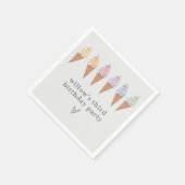 Rainbow Icecream Servet (Hoek)