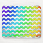 Rainbow Icy Chevron Pattern Muismat (Voorkant)