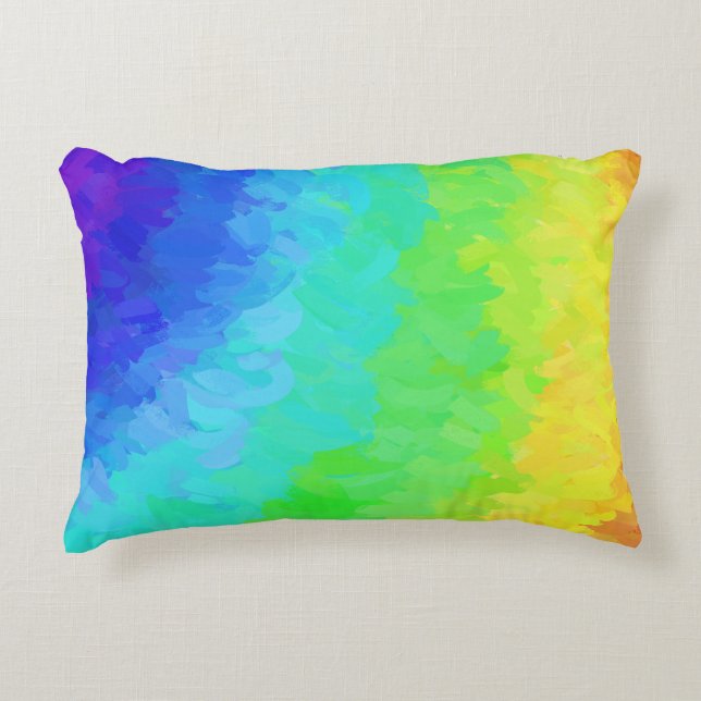 Rainbow Icy Decoratief Kussen (Voorkant)