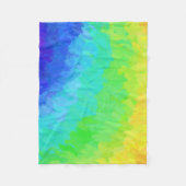 Rainbow Icy Fleece Deken (Voorkant)