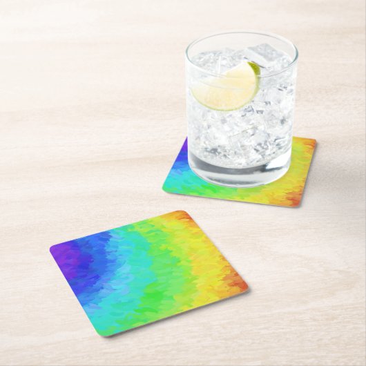 Rainbow Icy Kartonnen Onderzetters (Insitu)