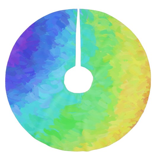 Rainbow Icy Kerstboom Rok (Voorkant)