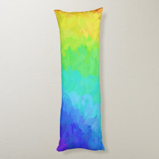 Rainbow Icy Lichaamskussen (Achterkant (Verticaal))