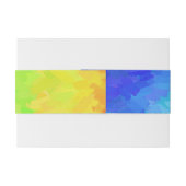 Rainbow Icy Uitnodigingen Wikkel (Achterkant Voorbeeld)