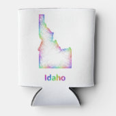 Rainbow Idaho kaart Blikjeskoeler (Voorkant)