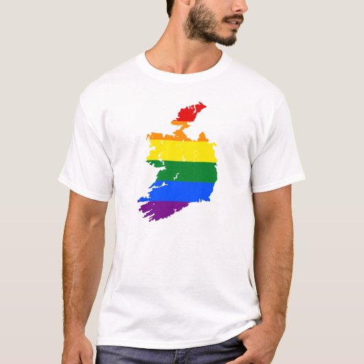 RAINBOW IERLAND. PERSONALISEERBAAR: VOEG UW EIGEN  T-SHIRT (Voorkant)