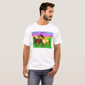 Rainbow IJslandse dica T-shirt (Voorkant volledig)