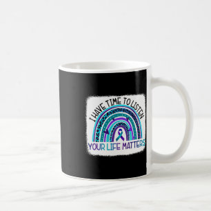 Rainbow Ik heb tijd om te luisteren naar zelfmoord Koffiemok