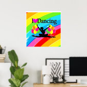  RAINBOW IK HOOR VAN DANCING PARTIJGOEDEREN POSTER (Thuiskantoor)