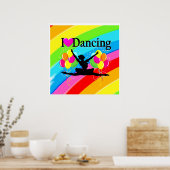  RAINBOW IK HOOR VAN DANCING PARTIJGOEDEREN POSTER (Keuken)