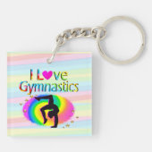 RAINBOW IK HOU VAN GYMNASTIEK SLEUTELHANGERS (Achterkant)