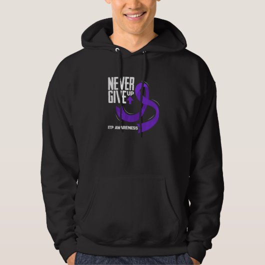 Rainbow Immune Thrombocytopenia Platelets ITP Awar Hoodie (Voorkant)