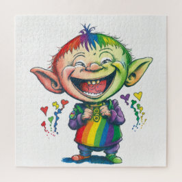 Rainbow Imp Elf Fantasy Puzzel