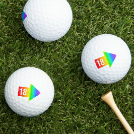 Rainbow Impact Arrow ゴルフボール Golfballen