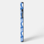 Rainbow in watercolor - blue pattern iPhone hoesje (Linkerkant)
