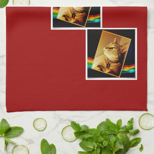 Rainbow Indigo Theedoek (Gevouwen)