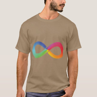 Rainbow Infinity Autism Awareness Neurodiversity g T-shirt