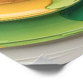 Rainbow Infinity Autisme Symbool Abstracte Kunst Poster (Hoek)