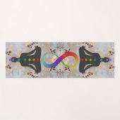 Rainbow Infinity Chakra Yogi Astral Body Yoga Mat (Voorkant (horizontaal))