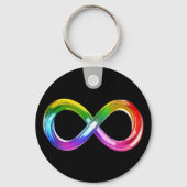 Rainbow Infinity symbool Sleutelhanger (Achterkant)