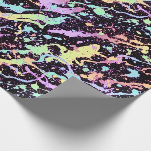 Rainbow Ink Splash Extreme : Cadeaupapier (Hoek)