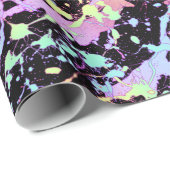 Rainbow Ink Splash Extreme : Cadeaupapier (Rol Hoek)