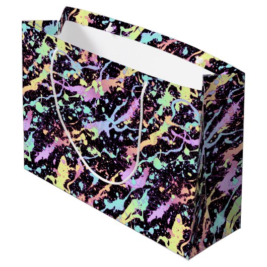 Rainbow Ink Splash Extreme : Groot Cadeauzakje (Achterkant Gekanteld)