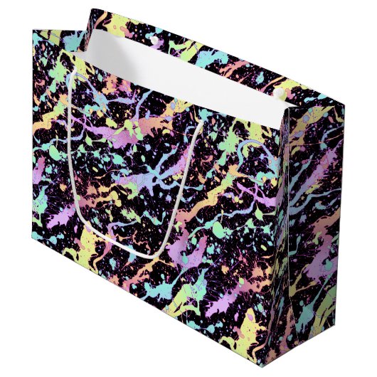 Rainbow Ink Splash Extreme : Groot Cadeauzakje (Voorkant Gekanteld)