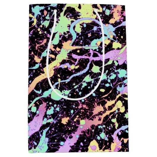 rainbow ink splash extreme : medium cadeauzakje (Voorkant)