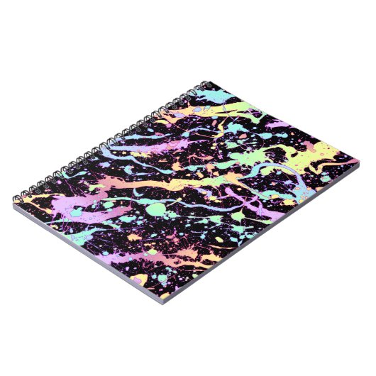 Rainbow Ink Splash Extreme : Notitieboek (Linkerzijde)