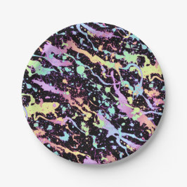 Rainbow Ink Splash Extreme : Papieren Bordje