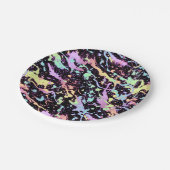 Rainbow Ink Splash Extreme : Papieren Bordje (Gekanteld)