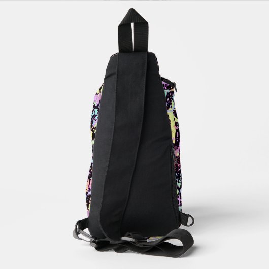 Rainbow Ink Splash Extreme : Sling Bag (Achterkant)