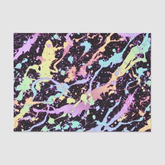 Rainbow Ink Splash Extreme : Tissuepapier (Voorkant)