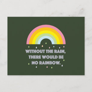 Rainbow-Inspirerend en Motivatie offerte Briefkaart