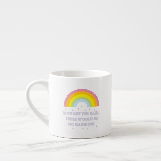 Rainbow-Inspirerend en Motivatie offerte Espresso Kop (Links)