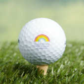 Rainbow-Inspirerend en Motivatie offerte Golfballen (Insitu Shirt)