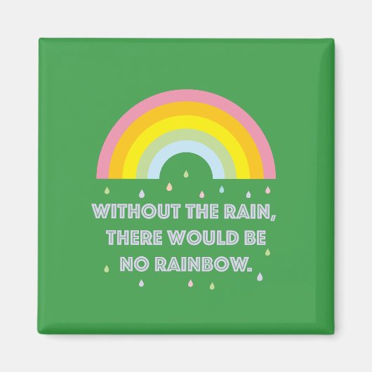 Rainbow-Inspirerend en Motivatie offerte Magneet (Voorkant)