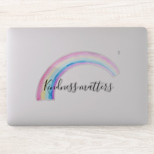 Rainbow Inspirerend Quote Sticker (Computer)